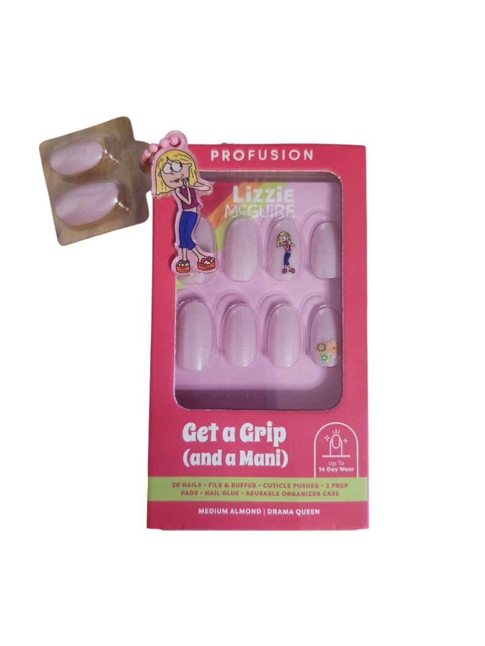 Profusion Lizzie McGuire Press On Nails 28 Ct Y2K Disney Channel Nostalgia